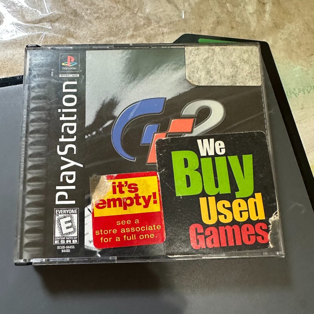 Gran Turismo 2 PS1 PlayStation 1 One Disc and Case Only Missing 1 Disc & Manual